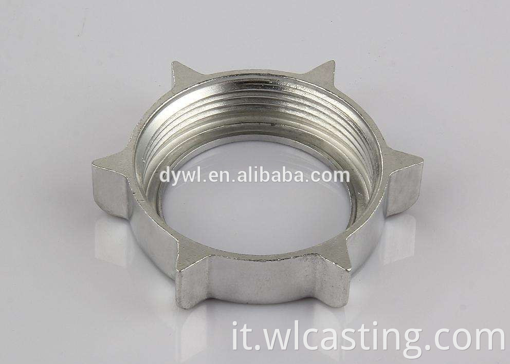 stainless steel meat mixer blade machining investment casting ring thread bolt